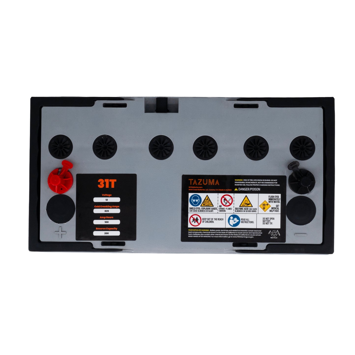 TAZUMA-AGM31T Heavy Duty Battery